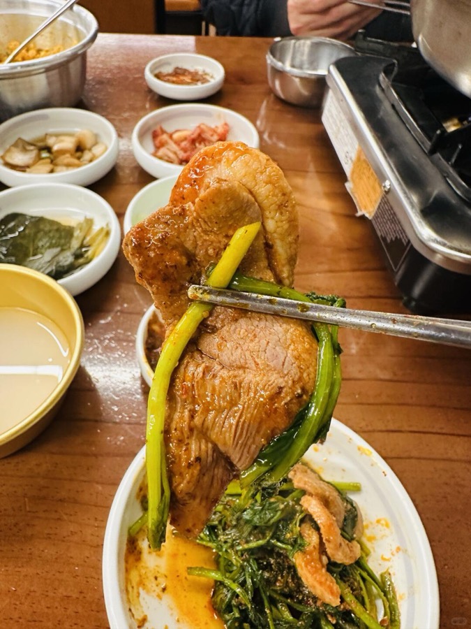 중국어로 작성된 한국 매장 후기 게시물